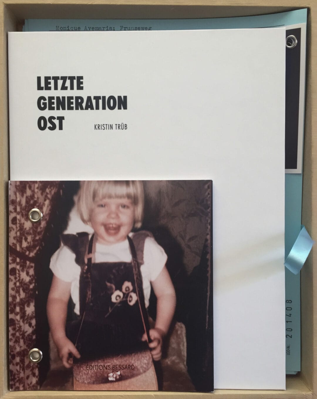 The narrative book “Letzte Generation Ost” Limited Edition of 500, signed C print, clamshell box…only€75, deals with various lifes of a generation who were born in the final years of the GDR. Central place in the photographic exploration of the different biographies was the housing area in Hagenow in east Germany where the photographer and their protagonists were growing up together.