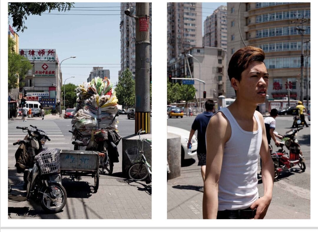 Guy Tillim’s Edit Beijing is a series of diptychs and triptychs shot on the streets of Beijing during a residency organised by the Parisian publisher, Editions Bessard. It has been nominated for the Kassel Photobook Award 2017. Published by Editions Bessard | 2017 Hardcover, 66 pages including 2 foldouts | ISBN 979-10-91406-49-9 Edition of 500
