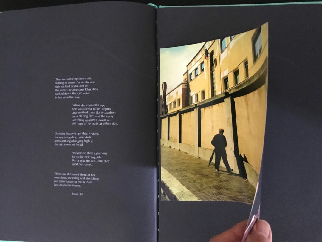 #Idssey by Stefano De Luigi a limited edition of 500 copies numbered by the artist, include a signed c print. A double page of the photobook, fantastic design, text by Laura Serani. Editions Bessard available on our website Now! here the link: https://editionsbessard.com/product/idyssey-limited-edition-of-500-copies-signed-c-print/